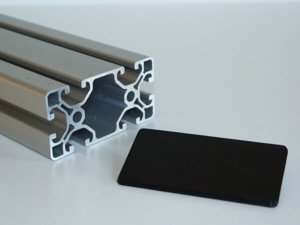 4er Set Abdeckkappen für Aluprofil Typ I Nut 8 40 x 80