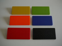 4er Set Abdeckkappen für Aluprofil Typ I Nut 8 40 x 80