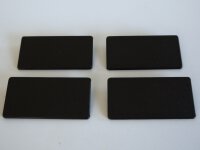 4er Set Abdeckkappen für Aluprofil Typ I Nut 8 40 x 80